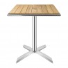 Bolero essenhouten opklapbare bistrotafel vierkant 60cm