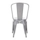 Bolero stalen stoel grijs (4 stuks)
