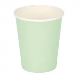 Fiesta koffiebekers enkelwandig turquoise 225ml (1000 stuks)