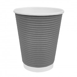 Fiesta koffiebekers ribbelwand blauwgrijs 225ml (25 stuks)
