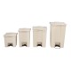 Rubbermaid pedaalemmer beige 68L