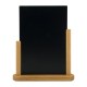 Securit tafelkrijtbordje teak 32x27cm