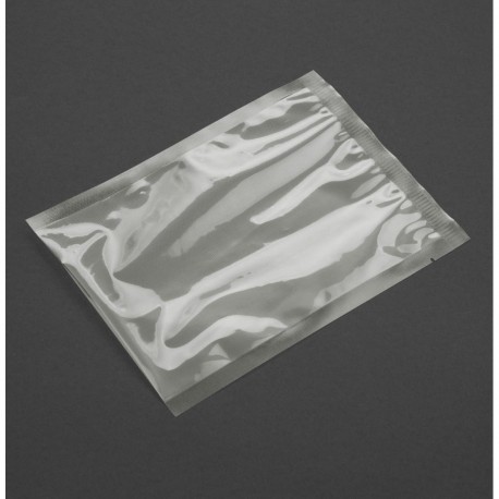 Vogue Composteerbare Geëmbosseerde Vacuümverpakkingszakken 200x300mm (Pak Van 50)