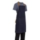 Southside halterschort blauw denim