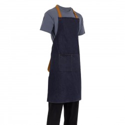 Southside halterschort blauw denim