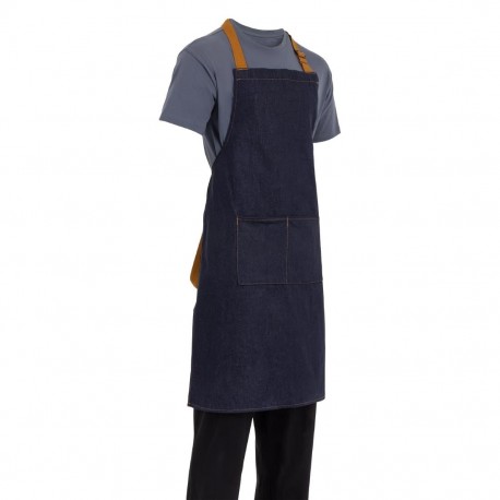 Southside halterschort blauw denim