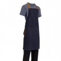 Southside halterschort blauw denim