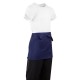 Whites korte sloof donkerblauw