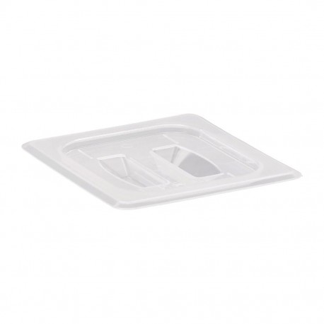 Cambro GN 1/6 polypropyleen deksel met handvat transparant
