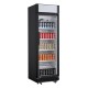 Nisbets Essentials Rechtopstaande Display Koeling met Lichtbak 346Ltr