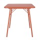 Bolero Terracotta vierkante stalen lattentafel - 700 mm