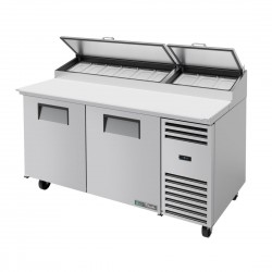 True 2 Deurs Pizza Koelwerk Banktpp-67-Hc