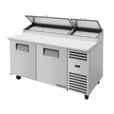 True 2 Deurs Pizza Koelwerk Banktpp-67-Hc