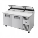 True 2 Deurs Pizza Koelwerk Banktpp-67-Hc