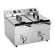 Buffalo dubbele inductie friteuse 2x 3000W
