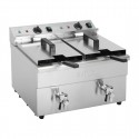 Buffalo dubbele inductie friteuse 2x 3000W