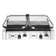 Buffalo Dubbele Contactgrill Platte & Geribbelde Platen