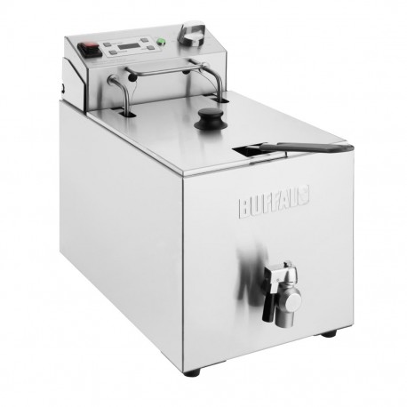 Buffalo Enkele Elektrische Friteuse Met Timer 8Ltr