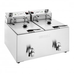 Buffalo Dubbele Elektrische Friteuse Met Timer 2X8Ltr