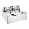 Buffalo Dubbele Elektrische Friteuse met Timer 2x5Ltr