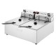 Buffalo Dubbele Elektrische Friteuse met Timer 2x5Ltr