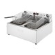 Buffalo Dubbele Elektrische Friteuse met Timer 2x5Ltr