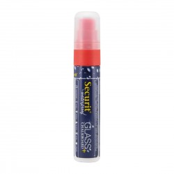 Securit Waterproof krijtstift (Glas + Krijtbord) in rood met 7-15mm penpunt