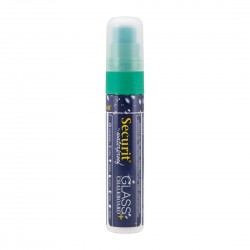 Securit Waterproof krijtstift (Glas + Krijtbord) in groen met 7-15mm punt