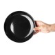 Olympia cafe coupe bord zwart - 200 mm 8" (pak van 12)