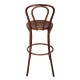 Fameg Bentwood barkruk beukenhout met walnoot finish