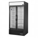 True Koeling Met 2 Glazen Deuren 991L Staand Zwart Gdm-35-Hc-Tsl01