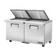 True Dubbeldeurs Koelkast Tssu-60-24M-B-St-Hc Flid