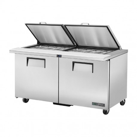 True Dubbeldeurs Koelkast Tssu-60-24M-B-St-Hc Flid