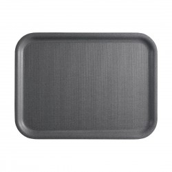 Cambro Mykonos Dienblad Houtskool Antislip Oppervlak 360x460mm