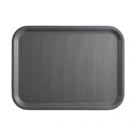 Cambro Mykonos Dienblad Houtskool Antislip Oppervlak 360x460mm