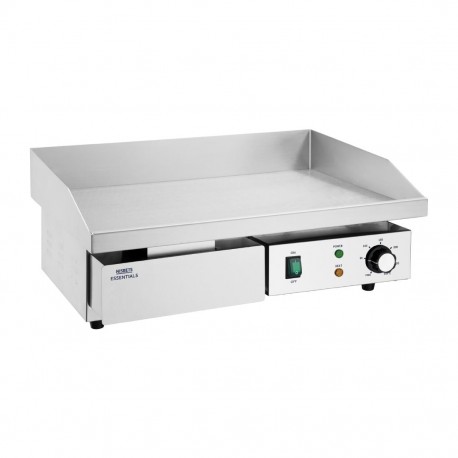 Nisbets Essentials tafelmodel elektrische bakplaat 48 x 31cm 3000W