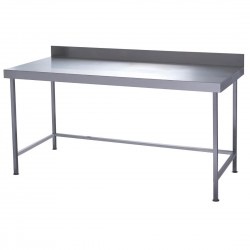 Parry volledig gelaste roestvrijstalen wandtafel 1500x600m