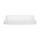 Vegware composteerbare platte deksels zonder gat 20cl