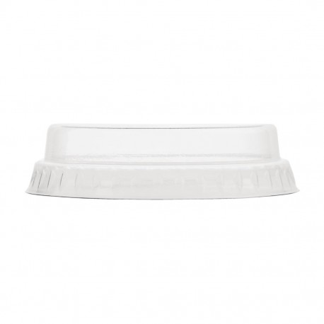 Vegware composteerbare platte deksels zonder gat 20cl