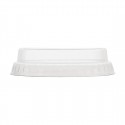 Vegware composteerbare platte deksels zonder gat 20cl