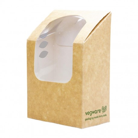 Vegware composteerbare tortilladozen met PLA-venster