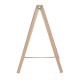 Olympia mini krijtbord opklapbaar 250(H) x 150(B)mm