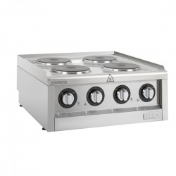 Buffalo 600-Serie Elektrische Kookplaat Met 4 Kookzones