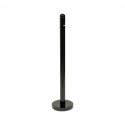 Securit Rookpaal en onderstel Zwart RVS - 100cm