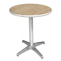 Bolero ronde tafel met essenhouten blad 60cm