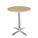 Bolero ronde tafel met kantelbaar essenhouten blad 60cm