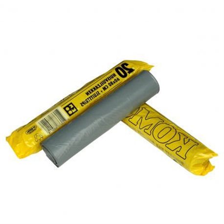 Afvalzak KOMO LDPE 50 mu 60x80