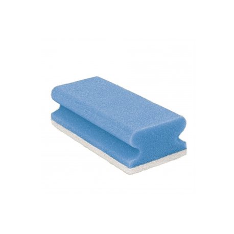 Spons met handgreep 150x70x45 mm Blauw-wit (10 stuks)