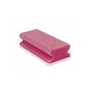 Spons met handgreep 150x70x45 mm (10 stuks) Rood-wit