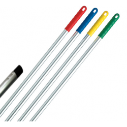 Aluminium steel 145cm, met schroefdraad - Blauw